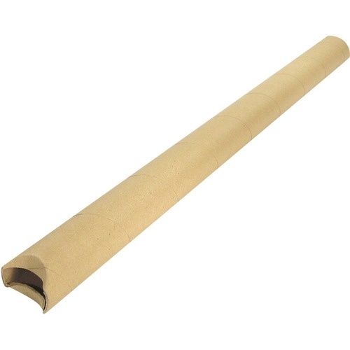 Crownhill Mailing Tube, 30" X 2", Crimped End, Kraft