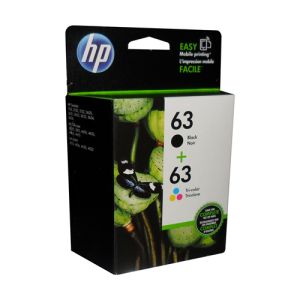HP #63 Black &amp; Colour Combo Pack