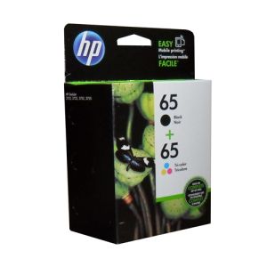HP 65 Black &amp; Colour Ink Cartridges Combo Pack