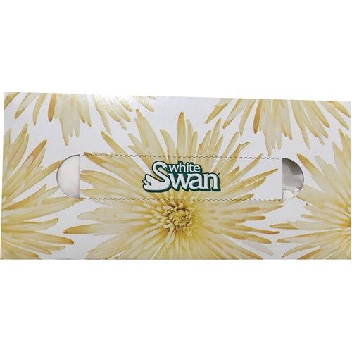 White Swan Tissues, 2 Ply, White, 100 Sheets Per Box