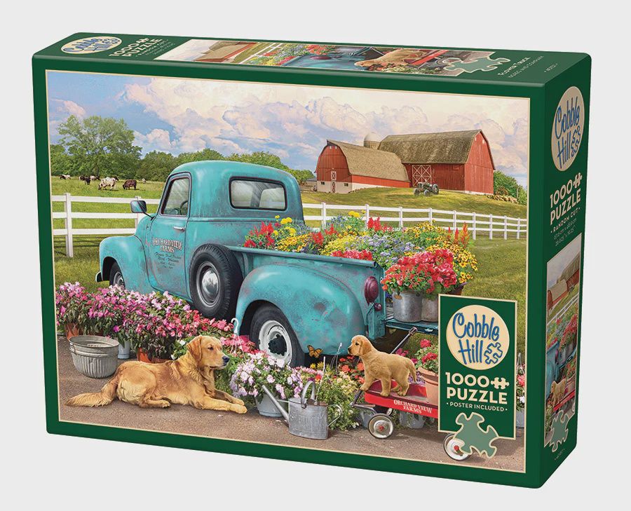 Cobble Hill 1000 Piece Puzzle - Flower Truck
