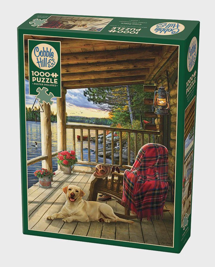Cobble Hill 1000 Piece Puzzle - Cabin Porch