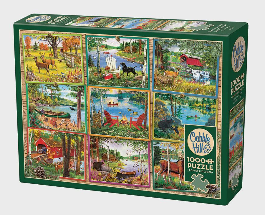 Cobble Hill 1000 Piece Puzzle - Postcards From Lake Country