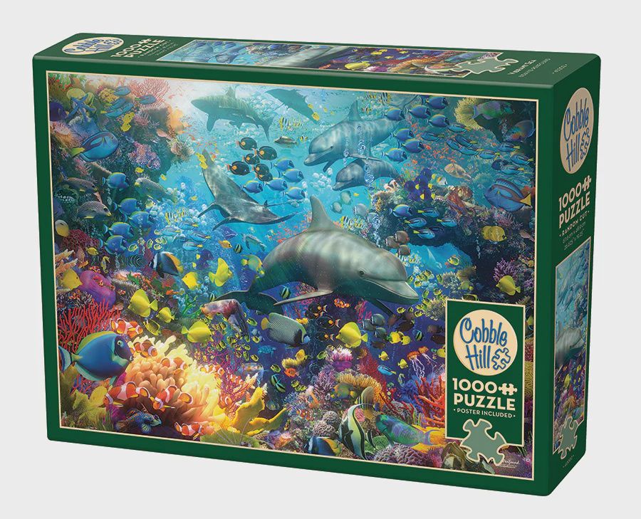 Cobble Hill 1000 Piece Puzzle - Vibrant Sea