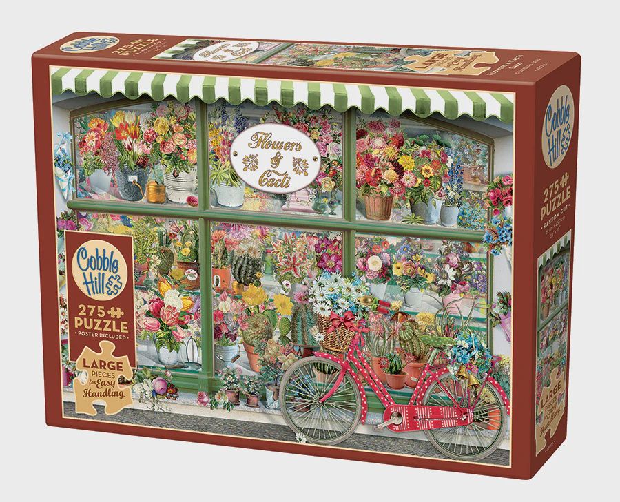 Cobble Hill 275 Piece Puzzle - Flowers &amp; Cacti Shop
