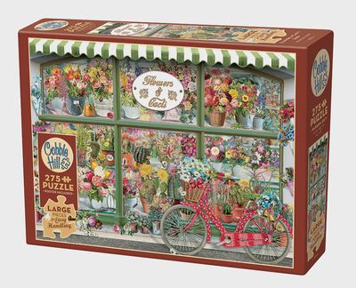 Cobble Hill 275 Piece Puzzle - Flowers &amp; Cacti Shop