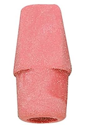 Integra Pink Pencil Cap Eraser, Pink Wedge