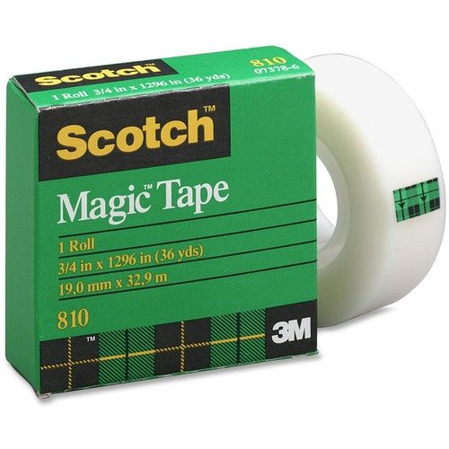 3M Scotch Magic Transparent Tape, 19mm x 32.9m