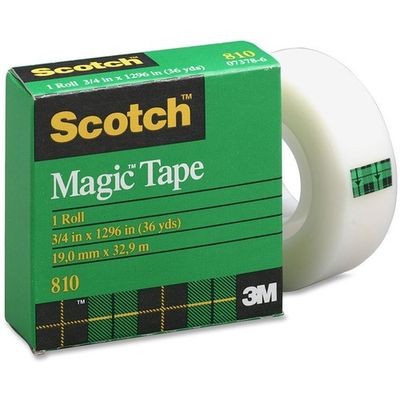 3M Scotch Magic Transparent Tape, 19mm x 32.9m