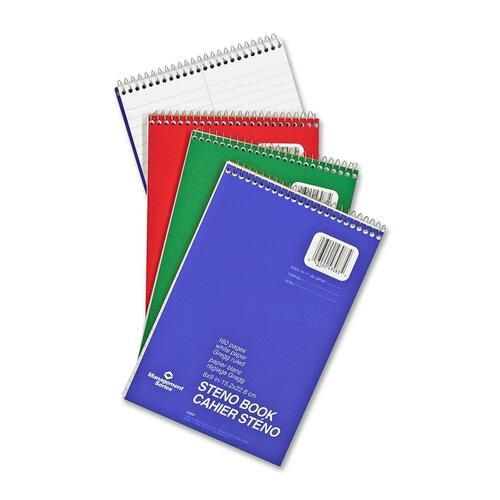 Hilroy Steno Notebook, 160 Sheets, 6" x 9"