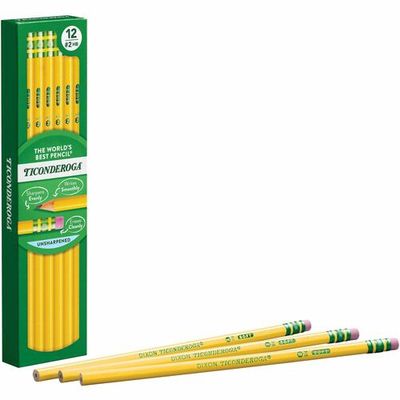 Ticonderoga Pencil,  HB, #2, 12 Pack
