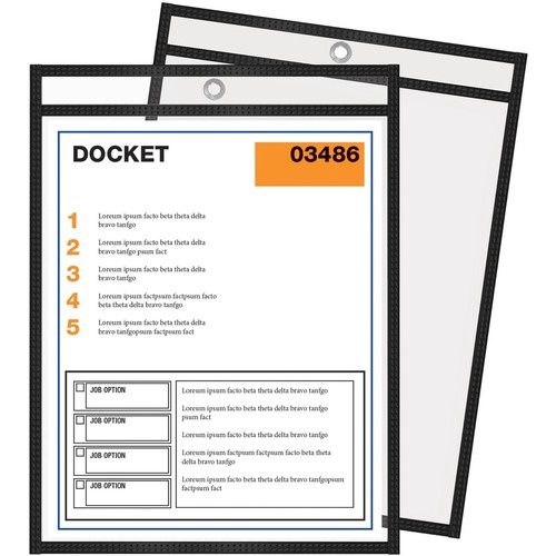 Davis Ticket Holder, Polypropylene, Singles