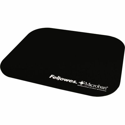 Fellowes Mouse Pad, Microban, Black