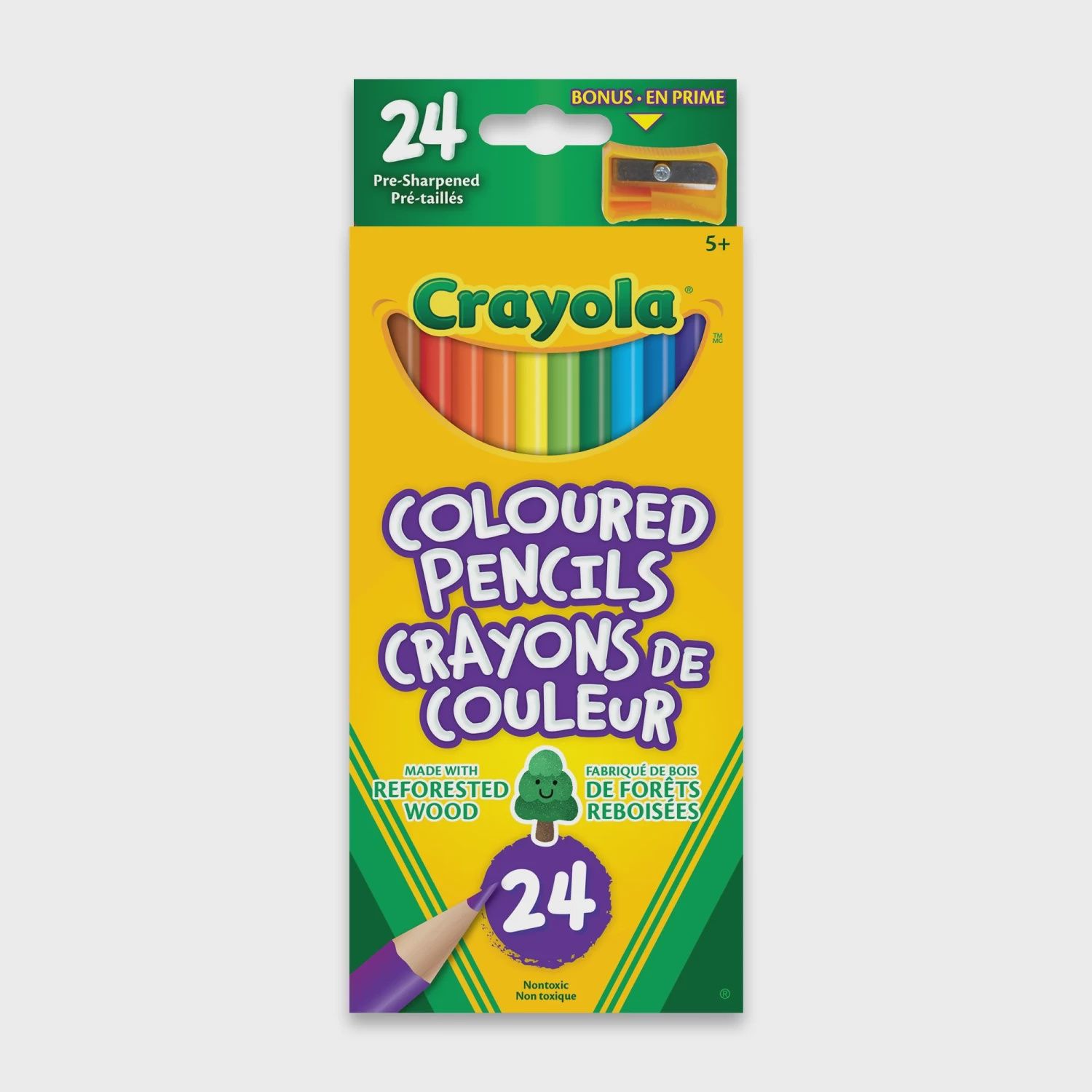Crayola Coloured Pencils, 24 Assorted Colours