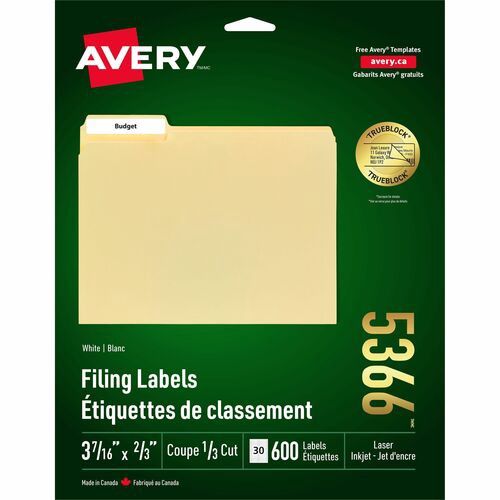 Avery File Folder Labels