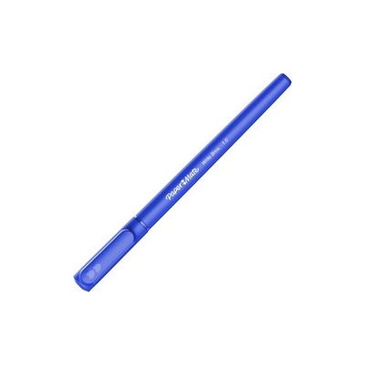 Paper Mate Write Bros. Ballpoint Stick Pen, Medium, Blue, Box of 12