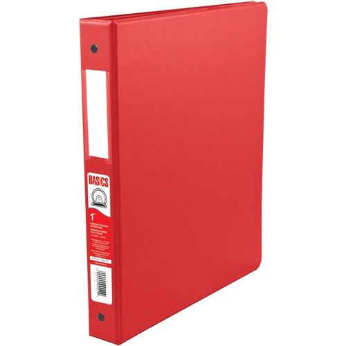 Round Ring Binder 1" Red