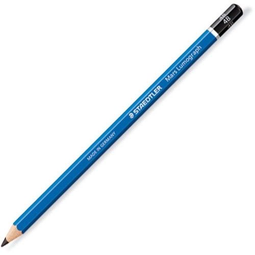 Staedtler Mars Lumograph Drawing/Sketching Pencil, 4B, Singles