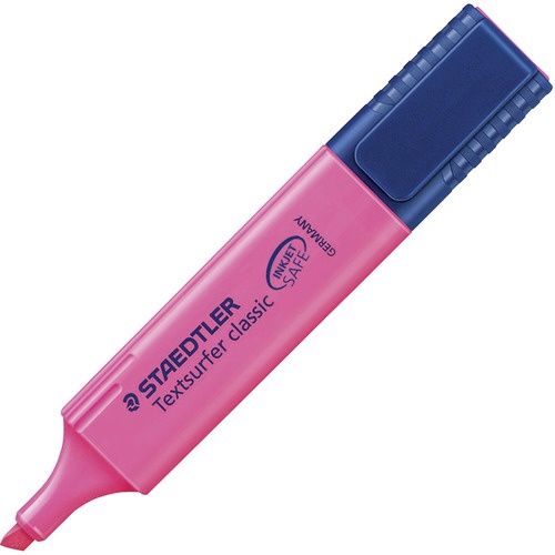 Staedtler Textsurfer Classic Highlighters, Broad Point, Pink