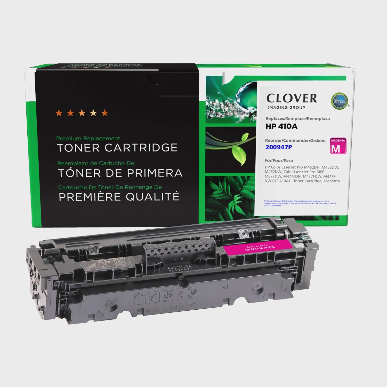 HP CF413A Magenta High Yield Cartridge, Premium Compatible
