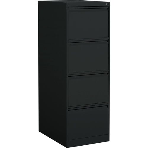 Global MVL25451 4 Drawer Legal File Cabinet, Black