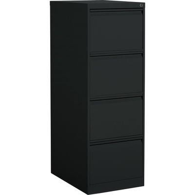 Global MVL25451 4 Drawer Legal File Cabinet, Black