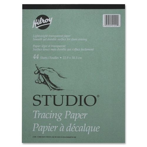 Hilroy Tracing Paper Pad, 44 Sheets, 9" x 12"