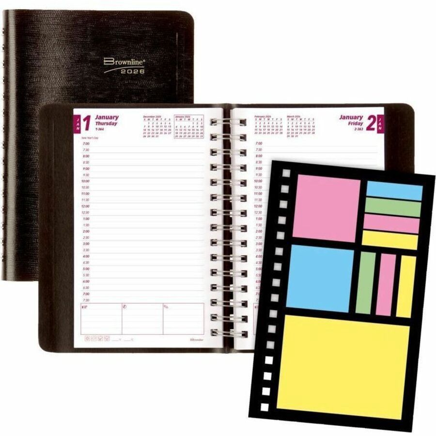 Brownline PlannerPlus Appointment Book/Planner - Daily - 2026