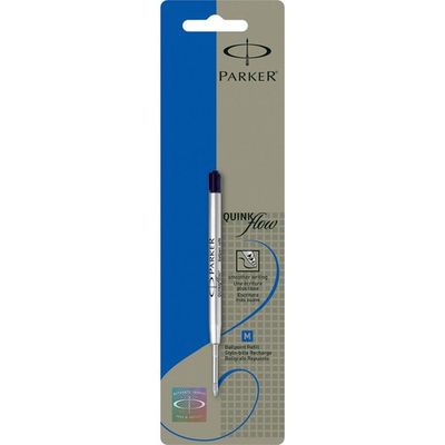 Parker Quinkflow Ballpoint Pen Refill, Medium Point, Blue