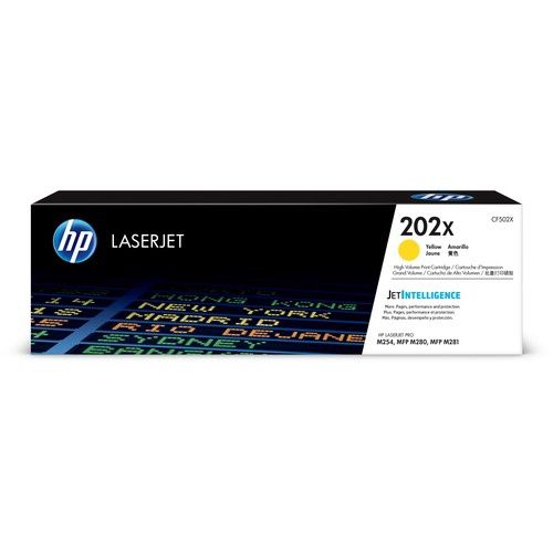 HP 202X Yellow High Yield Toner Cartridge