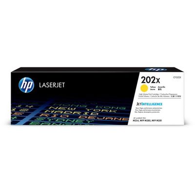 HP 202X Yellow High Yield Toner Cartridge
