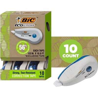 Wite-Out Ecolutions Correction Tape, 10 Pack