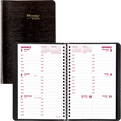 Brownline Essential Weekly Planner, 8" x 5" 2026