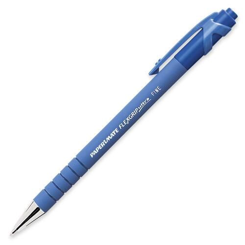 Paper Mate, Flexgrip Ultra Ballpoint Pen, 0.8mm Fine Point, Blue