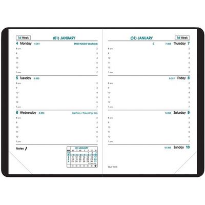 Quo Vadis Sapa X Weekly Planner, 3 1/2 x 5 1/2"