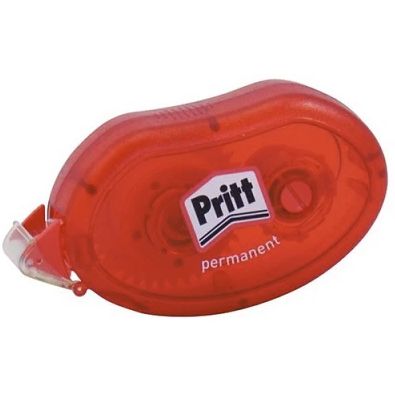 Pritt Double Stick Permanent Adhesive Film with Dispenser, 27.9 ft x 0.33"