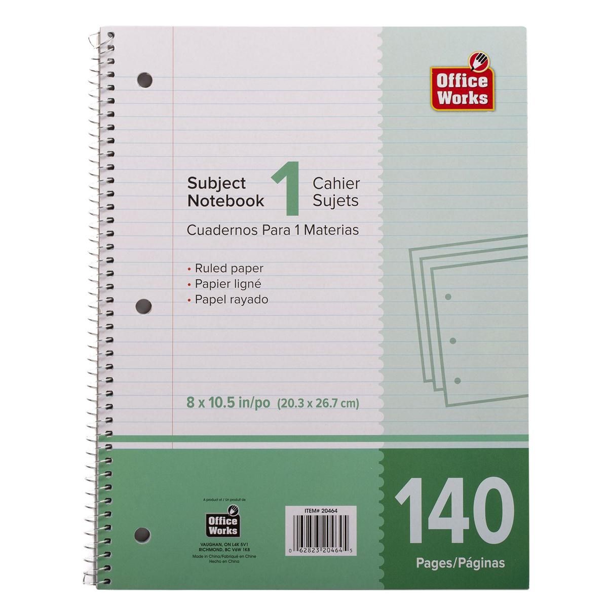 140-Page Coil Notebook