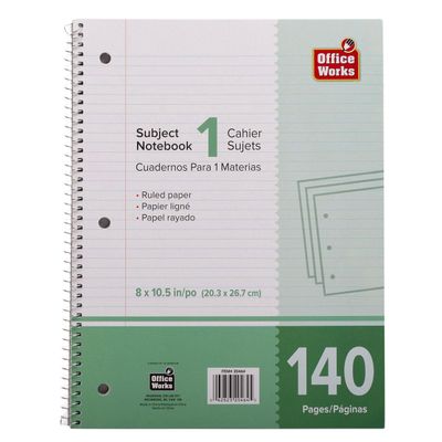 140-Page Coil Notebook