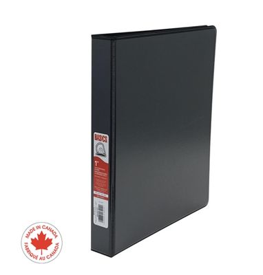 1" D-Ring, Black Customizer Binder