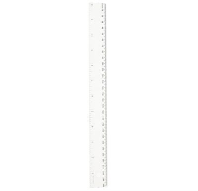 12" Plastic Clear Ruler