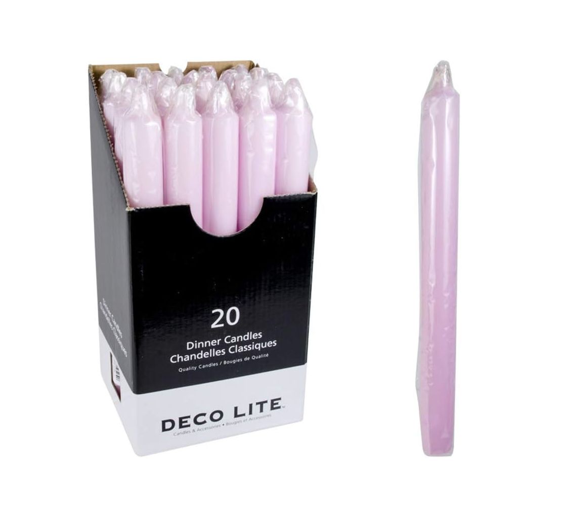 10" Dinner Candle Deco Lite Pink - Single Candle