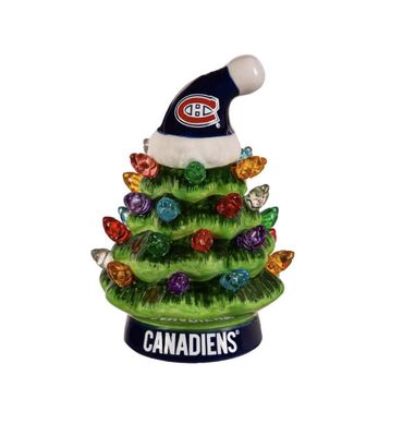 4" LED Table Top Mini Christmas Tree, Montreal  Canadiens
