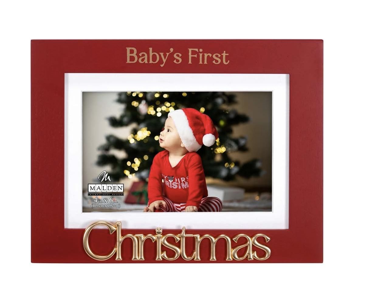 Baby's First Christmas - Red Frame Design #1
