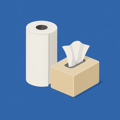 Paper Towels, Tissues, Bathroom Tissues