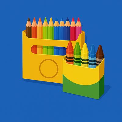 Coloured Pencils &amp; Crayons