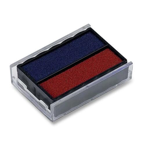 Trodat Printy 4850 Replacement Ink Pad, Red, Blue Ink, 2 Pack