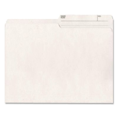 Hilroy 1/2 Tab Cut Letter Recycled Top Tab File Folder, Box of 100