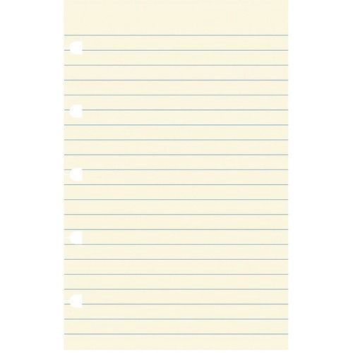 Filofax Refills, Ruled, Cream,3.5 x 5.5"