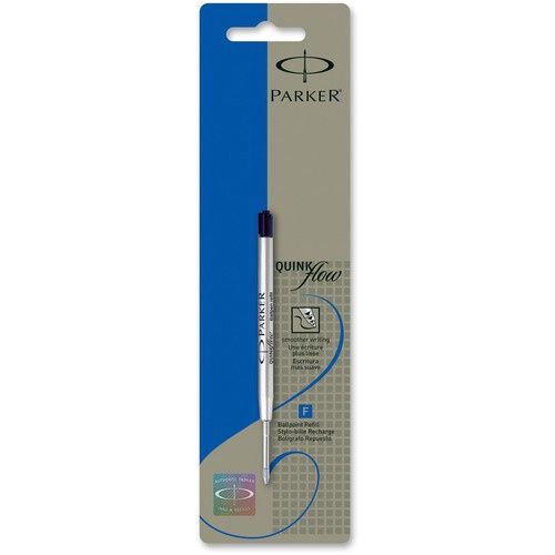 Parker Quinkflow Fine Point Ballpoint Pen Refill, Blue Ink