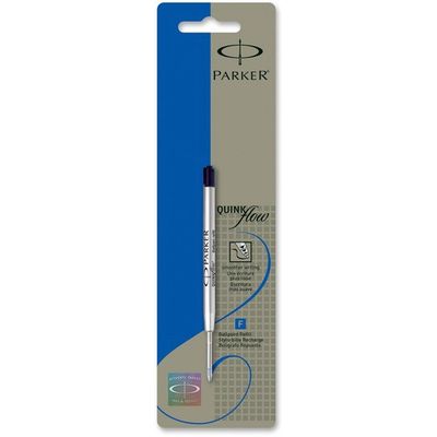 Parker Quinkflow Fine Point Ballpoint Pen Refill, Blue Ink